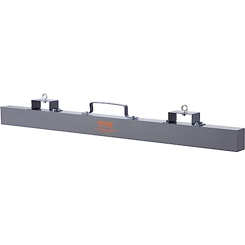 VEVOR Magnetbesen Magnetische Kehrmaschine 1520 mm, Magnetic Sweeper Magnetisch Magnet Besen Magnetbesen Magnetheber 42,2 kg Magnetkraft Magnetischer Spänesammler Bodenkehrer Kehrmaschine