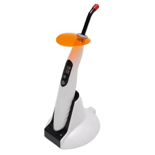 Wulimasun Dental Led,Dental Wireless Led-B Aushärten Licht 5w Akku Lampe 1400mw Specht Art mit Drei Arbeitsmodi,Für Krankenhäuser und Zahnkliniken