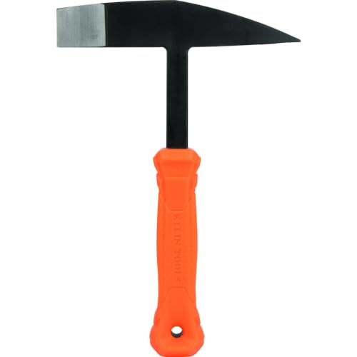 Klein Tools H80612 Schweißhammer, 284 g, Stahlkopf, Schlackenhammer mit stoßdämpfendem hitzebeständigem Nylon-Griff, 17,8 cm