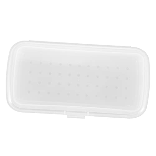 HAPINARY Oder Pediküre Desinfektionswanne Für Instrumente Organizer Für Pinzetten Transparente Desinfektionsbox Für Maniküre Und Nagelwerkzeuge Abnehmbares Filtertablett Für Effektive Reinigung Und