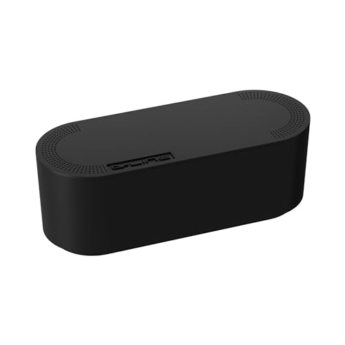 D-Line Kabelbox EU/CTUSMLB/SW, Kabelmanagement-Box zum Kabel verstecken bei Kabelsalat – Klein, Schwarz