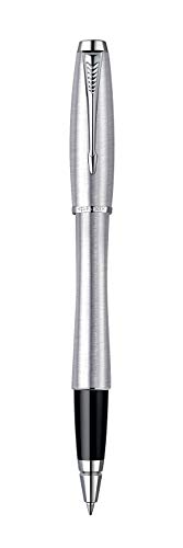 Parker S0850480 Tintenroller Urban Metro metallic C.C, Strichbreite F, schreibfarbe schwarz