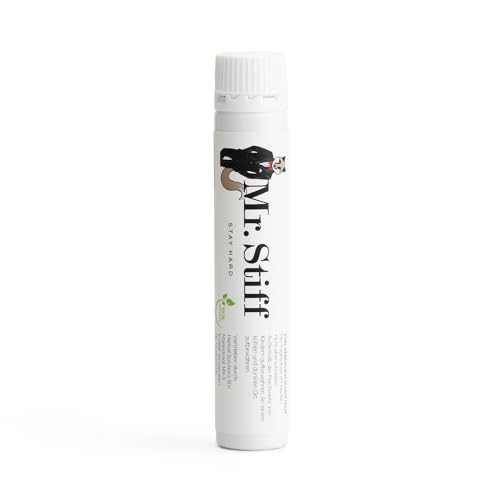 Mr. Stiff Herren Libido Shot - Natürliches Präparat - Steigert die Lust – Mehr Vergnügen beim Sex - 25ml