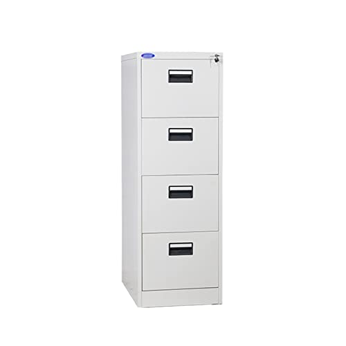 AcLipS Büroschränke Büro-Aktenschränke aus Metall und Stahl, Boden-Aktenschrank, mobiler niedriger Schrank for das Heimbüro mit Schubladen Filing Cabinet (Color : 4-Drawers)