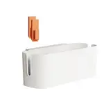 Bett organizer zum Einhängen, Betttasche zum Einhängen, Nachttisch Bett Einhängen, Bettablage zum Einhängen mit 2 Abnehmbarer Haken für Büro, Schule, Zuhause, Wohnheim, Etagenbett, Zimmer