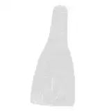 COMNESTBI Gitarrenstaubabdeckung Wasserdichtes PVC Staubschutz für Gitarre und Akustikgitarre Transparentes Design Kompaktes Faltformat Langlebig für Gitarrenshop