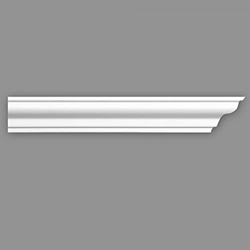 Zierprofile extrudiert aus Polystyrol 70/70 mm