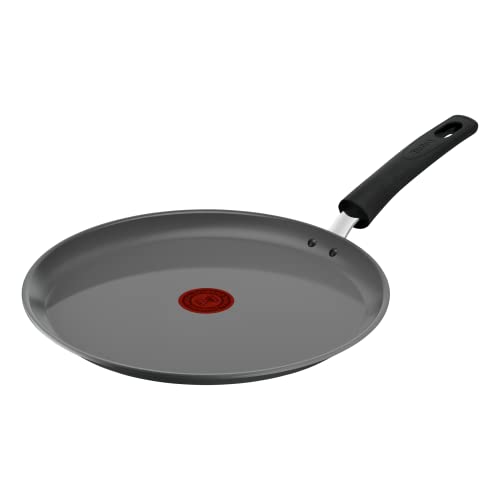 Tefal Renew C4253913 Crêpe-Pfanne, 28 cm, Induktion, Keramik-Antihaftbeschichtung, umweltfreundlich, recycelt, gesundes Kochen, Thermo-Signal, C4253913
