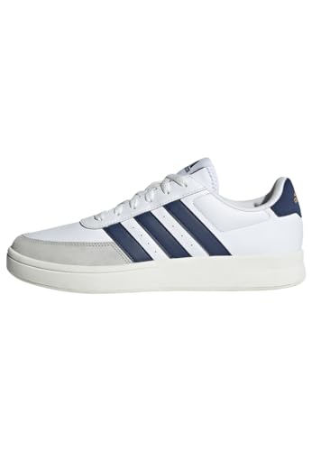 adidas Herren Breaknet 2.0 Shoes Schuhe, Cloud White/Dark Blue/Core White, 45 1/3 EU