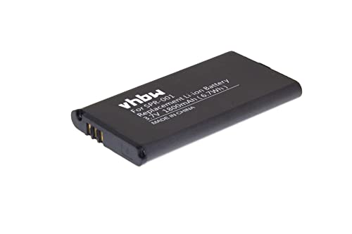 vhbw Akku kompatibel mit Nintendo 3DS LL, 3DS XL, DS XL 2015, New 3DS XL Ersatz für Nintendo SPR-001, SPR-003, SPR-A-BPAA-CO Spielekonsole (1800mAh, 3,7V, Li-Ion)