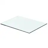 vidaXL Glasboden Glasscheibe Glasplatte für Glasregal Transparent 40 cm x 25 cm