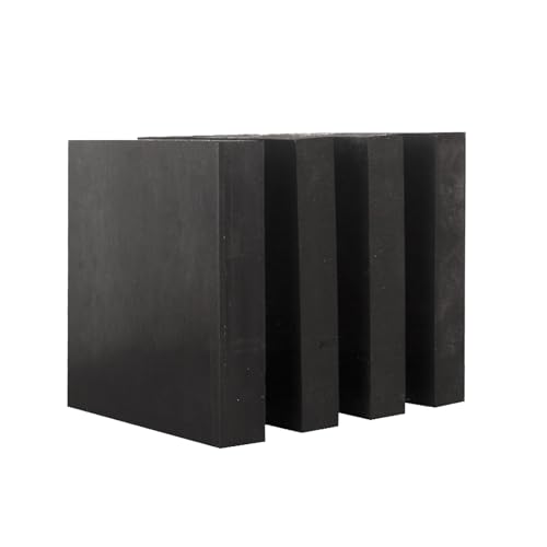 8 Stück Gummistoßdämpfer Blöcke 60x60mm Quadratisch 10-25mm Dicke Vibrationsdämpfer Pads für Haushalt & Industrie Industriequalität(60x60x25mm)