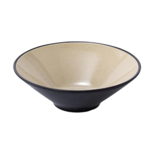 MagiDeal Ramen Bowl Japanischer Stil, elegante, Suppenschale, moderne Salatschale 6,5 Zoll für lamische Nudeln gemischte Nudeln in Suppenhaus in Suppe, Schwarz