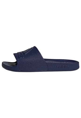 adidas Unisex Adilette Aqua Slides, Dark Blue/Dark Blue/Dark Blue, 44 2/3