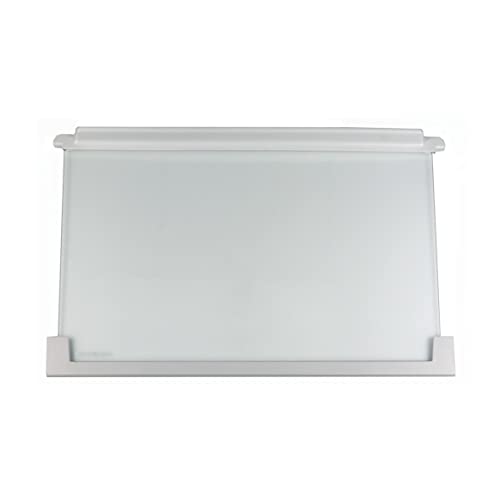 easyPART Kompatibel/Ersatz für Electrolux 225153106/3 NEU Kühlschrank Glasplatte mit Halteleisten AEG 2251531063