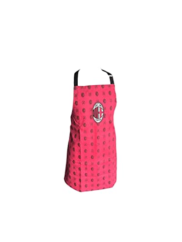 AC Milan, Schürze mit Geschirr, Unisex, Offizielles Produkt, Rot/Schwarz, One size