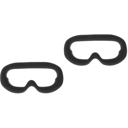 Alipis 2 Stück Schutzbrillen-Gesichtspolster Unterlage Pads Erwachsene groß Goggle Schutzbrillenpolster Brillenschwammpolsterung Schutzbrillen-Ersatzkissen Grey