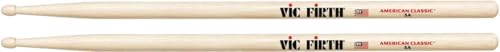 Vic Firth 5A American Hickory Wood Tip Drumsticks