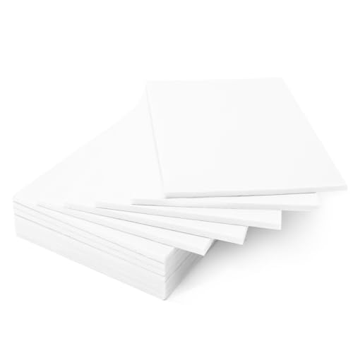 Worown 10 Stück A3 Schaumstoffboards, (42 x 29.7cm) Schaumstoffplatte (Foam Board) Leichtschaumplatte 5mm Weiß für Präsentationen, Laden, Büro & Kunstprojekte