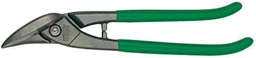 BESSEY Ideal-Schere D116-260, Gesamtlänge 260 mm, Schnittlänge 30 mm, Griff PVC-getaucht, für durchlaufende gerade und Figurenschnitte, Gewicht 0,49 Kg