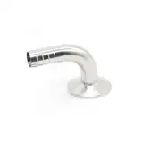 LEFTART Tri-Clamp-Ferrule, 90-Grad-Winkelstück, SS304, Sanitär-Schlauchanschlussstück, for Heimwerker-Rohrverbinder(12.7mmx Ferrule 50.5)