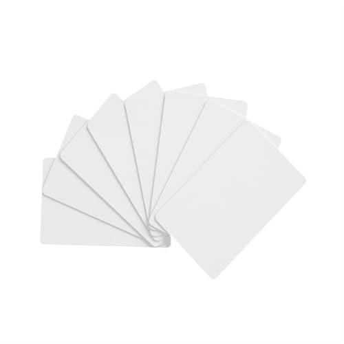 MIELEU 10pcs UID 13.56MHz IC Card Clone Changeable Smart Keyfobs Key Tags Card 1K S50 RFID Access Control Block 0 Sector Writable(Card Type)