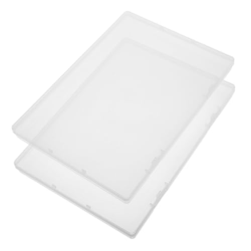 EPIGEIST 2stücke Teiliges Dokumentenorganizer Box Für Geburtsurkunden Transparente Aufbewahrungsbox Für Wichtige Papiere Tragbare Aktenhüllen Für Zuhause Schule Und Büro