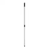 Mery | Teleskop-Mast | Mehrzweck-Stick | Plastifizierter Stahl | Universal-Gewinde | Grau | Maße: 80 cm. Ausziehbare Stockgröße: 140 cm