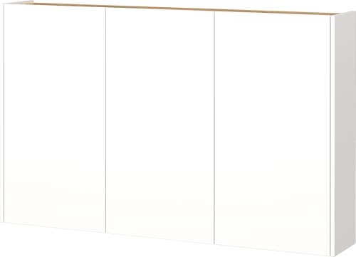 Germania Mehrzweckschrank 1346-513 GW-Libbiano, in Weiß/Navarra-Eiche-Nb., mit geringer Tiefe, 138 x 87 x 25 cm (BxHxT)