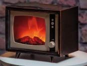 LED-Kamin "Nostalgie TV"