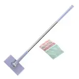 BOWTONG 1 Set 360 ° drehbarer Lazy Mop mit 4 Tüchern Automatischer Tuchwechsel Mop Schränke für Böden zu Wänden Mopp Reinigung Spiegel