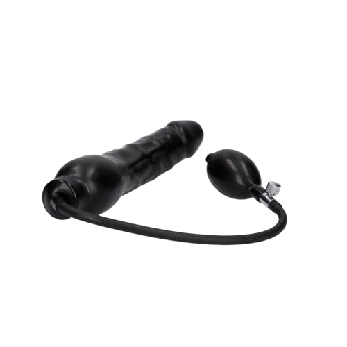 You2Toys Pumpdildo "Black Latex Balloon" - intensiver Penis-Dildo für Frauen und Männer, mit Hand-Pumpe, ausgeprägter Reizstruktur