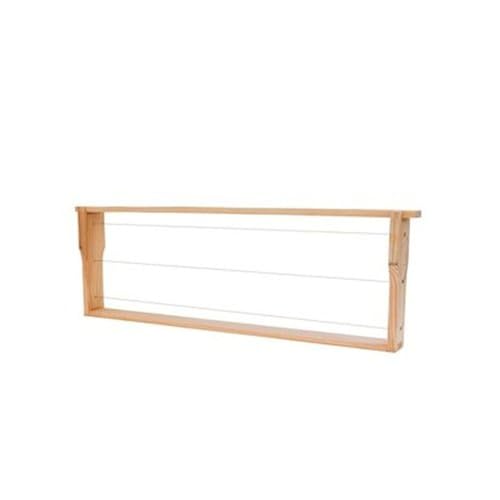30x Deutsch Normalmaß Rähmchen DNM Rähmchen 2/3 FLACH mit Hoffmann-Seiten 394 x 159 mm Honigraum