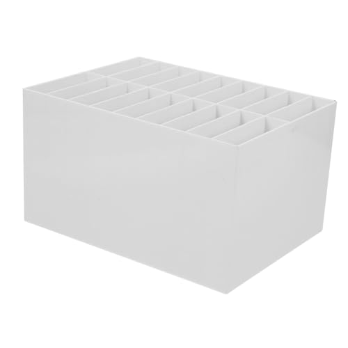Angoily Aufbewahrungsbox Für Markierstifte Mit 18 Fächern Schreibtisch Stifte Organizer Tischmarkerhalter Schreibtisch Marker Aufbewahrung Markerhalter Für Die Studentenorganisation