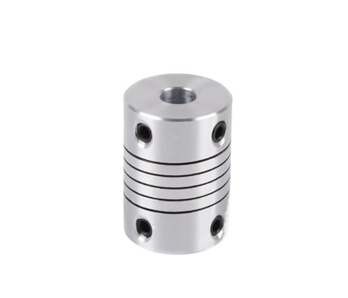 Starre Kupplung, starre Klemmkupplungen aus Aluminium 1 Stück D16l23 Aluminiumlegierung, gewickelt, elastische Kupplung, Encoder, Innenloch, 2 mm, 3 mm, 4 mm, 5 mm, 6 mm, Motorschraubenstange(4x6)