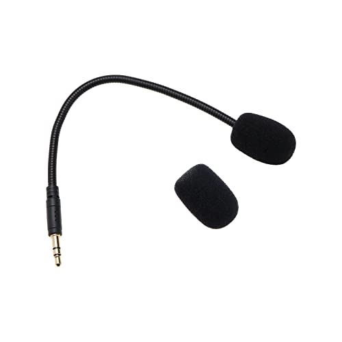 VGOL 3,5mm Ersatzmikrofon mit Abnehmbarem Mikrofonarm Geräuschreduzierte Spielmikrofon 19 cm Kompatibel mit SteelSeries Arctis 1 Kabel, kabellos Gaming Headset