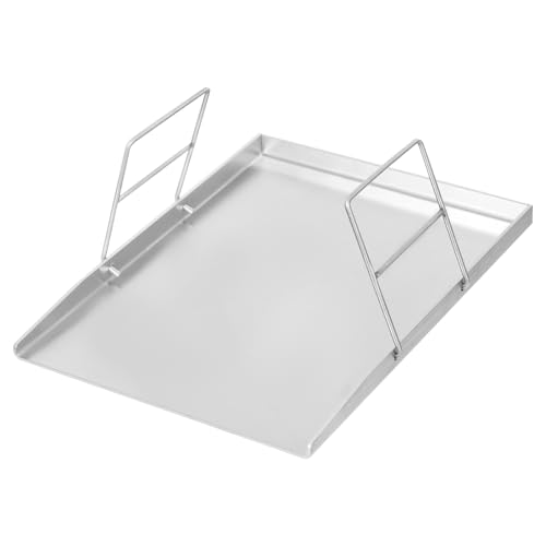 Edelstahl Grillplatte Universal BBQ Grillplatte Grillpfanne für Grill Platte aus rostfreiem Stahl für Holzkohlegrills und den meisten Gasgrills in Hausgebrauch Grillgeschäfte usw (40 * 30cm)
