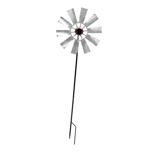MILISTEN Windmühleneinsatz Für Den Garten Windmühlen Zur Rasendekoration Gartenspinner Mit Pfahl Dekorative Windmühle Kreisel Reflektierende Windräder Windmühlen Wanddekoration
