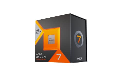 AMD Ryzen 7 7800X3D Prozessor mit 3D V-Cache-Technologie, 8 Kerne/16 verzerrte Threads, Zen 4-Architektur 104 M Cache, 120 W TDP, bis zu 5,0 GHz Boost-Frequenz, AMD 5, DDR5 & PCIe 5.0