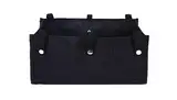 XINFULLWOL Rollator-Tasche, Aufbewahrungstasche unter dem Sitz, Zubehör für Gehhilfen, Rollatoren und Zubehör, Taschen für Senioren, Ersatz für Untersitz, medizinischer Korb (mittelgroß, schwarz)