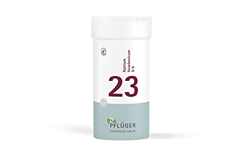 PFLÜGER Schüßler Salze Nr. 23 Natrium bicarbonicum D6 - 400 Tabletten - Das Ergänzungsmittel zur Säurepufferung - glutenfrei