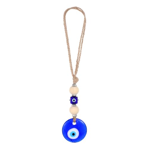 COMNICO Evil Eye Auto Hängedeko Evil Blue Eye Bead Decor Charms Car Amulett Ornament Rückspiegel-Anhänger, Dekor, Autozubehör für Fenster, Tür, Wand