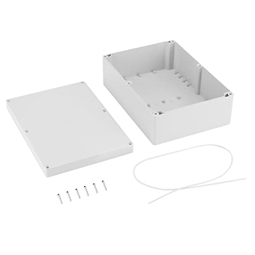 ANKROYU Anschlussdose, Kunststoffgehäuse, IP65 wasserdichtes Gehäuse, Projektgehäuse für elektronische Projekte, 263 x 185 x 95 mm