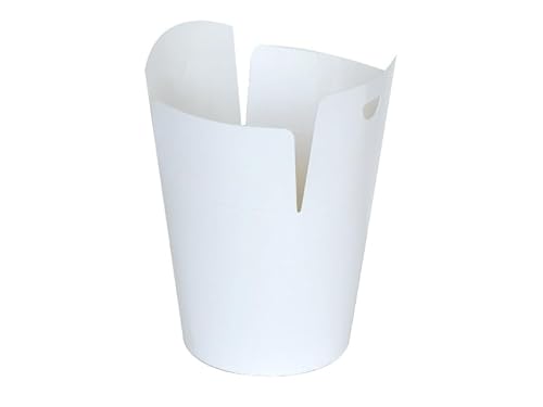 Pack & Cup Bio Asia-Box/Döner-Box White-K - 750 ml - Ø 95 mm - 95 x 95 x 100 mm - 50 Stück