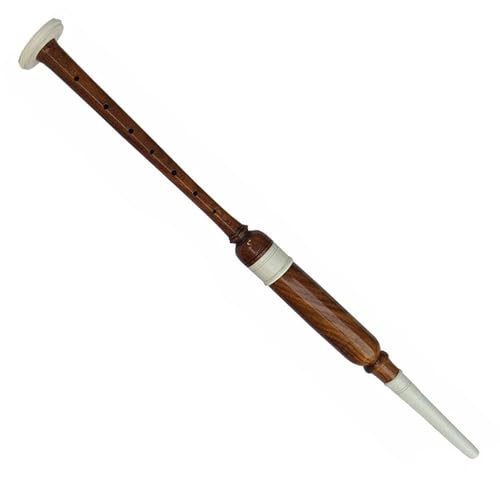 Dudelsack-Praxis-Chanter – Dudelsack-Lernhilfe für Anfänger – 45,7 cm, Palisanderholz, natürliches Finish