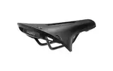 Brooks Fahrradsattel Cambium C-19 Allwetter-Carved, Schwarz, L 275 x B 184 x H 57 mm