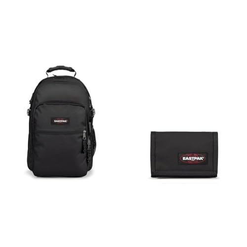 EASTPAK - TUTOR - Rucksack, 39 L, Black (Schwarz) & Crew Single - Geldbörse, Black (Schwarz)