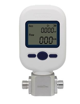 Digitaler Durchflussmesser, Tragbarer Durchflussmesser 0–20 l/min MEMS 20 l digitaler Gasmassendurchflussmesser tragbarer Gas-Luftdurchflussmesser mit digitaler Anzeige für Diesel Kerosin Benzin