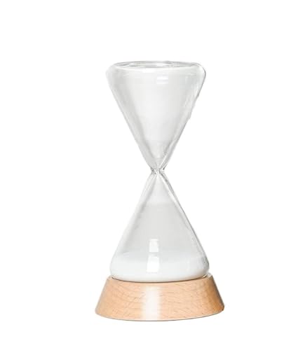 ZlyxLzq Sanduhr-Timer, Sanduhr, Sanduhr, Produktivität verbessern, Ziele erreichen, konzentriert bleiben, effizienter Sein, Zeitmanagement-Werkzeug, Heimdekoration (Color : Clear, Size : 30 Minute)