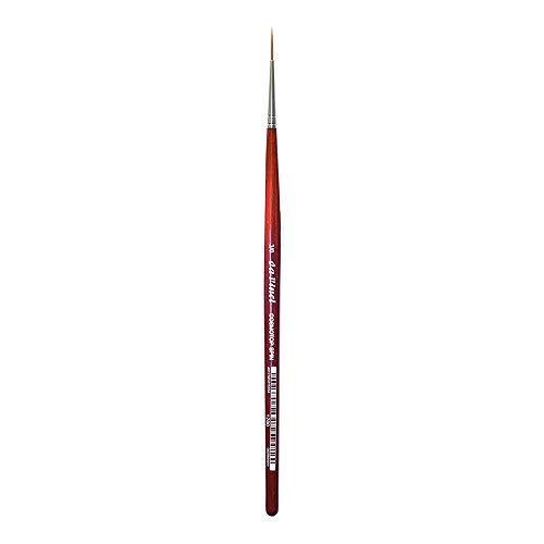 da Vinci Watercolor Serie 1280 Größe 3/0 - CosmoTop Spin Medium Nadelschärfe Liner - Professionelle Qualität Multi-Durchmesser Synthetikfasern - Hält mehr Wasser als alle anderen synthetischen Synthetikfasern